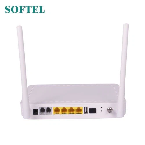 1GE 3FE CATV Wifi GPON ONT avec 2 Pots