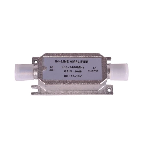 Signal satellite en amplificateur en ligne